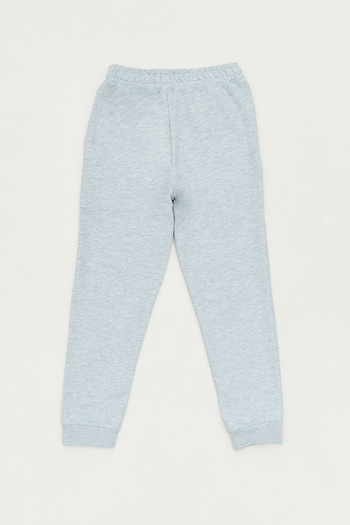 Fulla Moda Printed Elastic Waist Cargo Pocket Unisex Children's Sweatpants