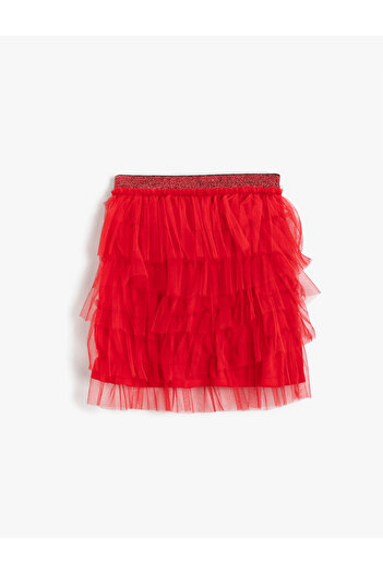 Koton Girl's Red Skirt 2YKG77825AK