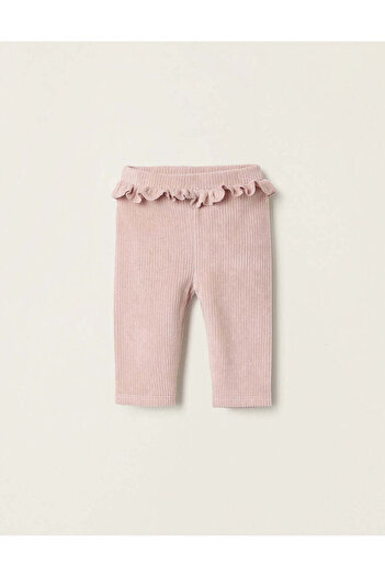 Ziddy CORDUROY TROUSERS FOR NEWBORN GIRLS PINK