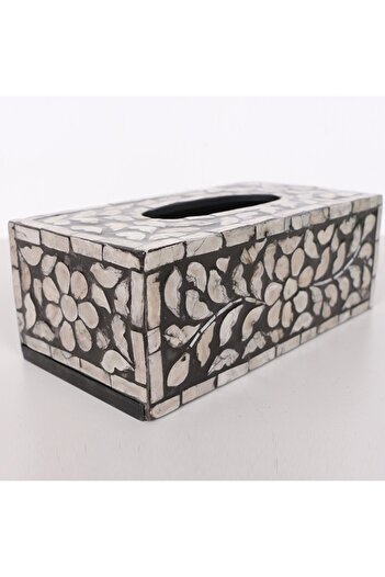 Mylamp Anita Sedefli Dikdörtgen Peçetelik  23x12x8,5 cm