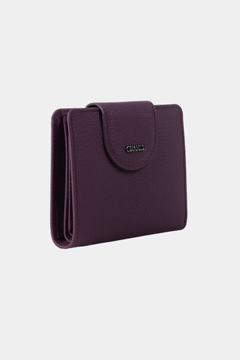 Grande 2818 Model Genuine Leather Women's Wallet - Flother Plum