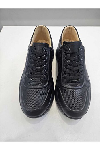 DİA COMFORT Men's Orthopedic Sports Shoes - Black Diya 030