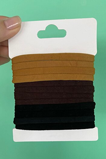 TAKIŞTIR Set of 12 Mixed Color Rubber Buckles