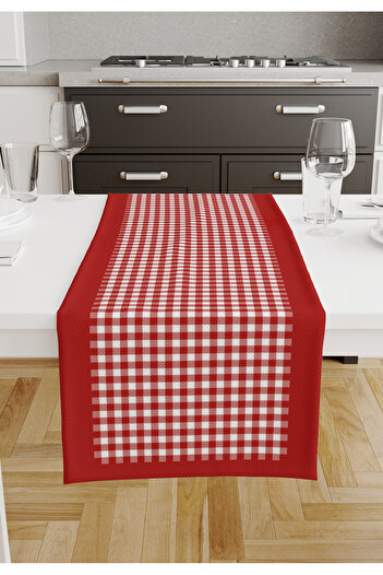 Filamente Christmas Patterned Digital Printed Runner - New Year 140X40 cm