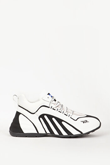 MARCOMEN Men's White Sneakers - Genuine Leather, Lace-up, Mc 18217