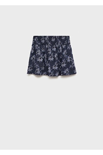 MANGO Kids Floral Patterned Skirt