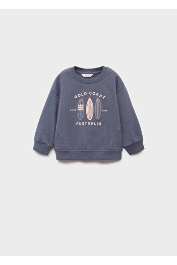 MANGO Baby Sörf baskılı sweatshirt