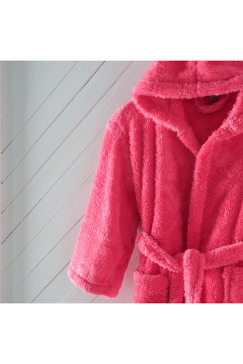 MEYN COLLECTİON Welsoft Plush Hooded Children's Dressing Gown