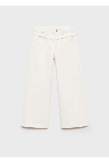 MANGO Kids Wide Leg Jeans