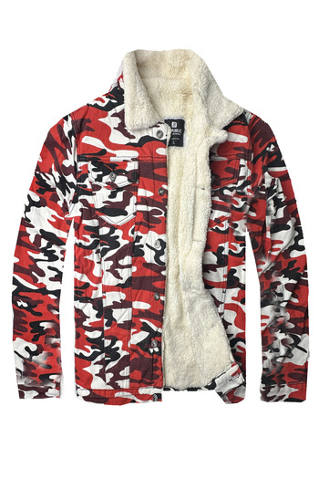 alaska the last frontier R.Lion Premium Slim Fit Denim Jeans - Red Camouflage