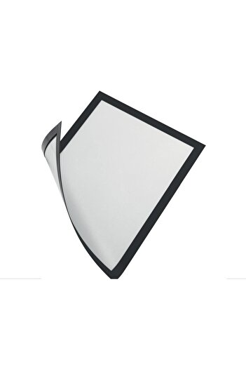 Hdg 1Pc Magnetic Fireplace Magnetic Document Holder Clear Magnet Fireplace File 30X42Cm - Black Edge