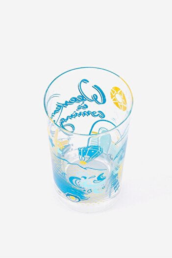 Rıtzenhoff Weekends Is Coming Printed Glasses 300 ml, Clear White Combo