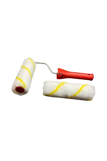Buhobi Non-Marking Large Paint Roller Satin Roller 15 cm with Spare Head Gift