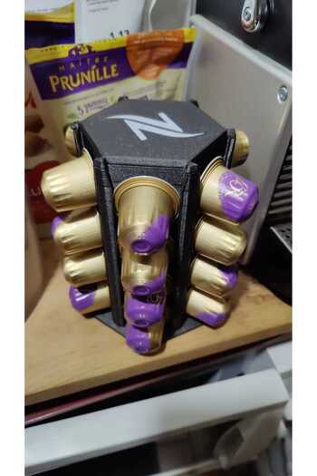 HasFar Tech Capsule Coffee Stand Tabletop 24 Capsules Nespresso Capsule Holder