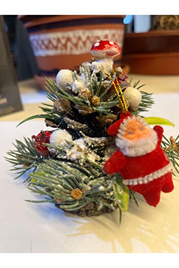 Marrone Kokina Santa Claus Christmas Table Decoration - 1 Piece