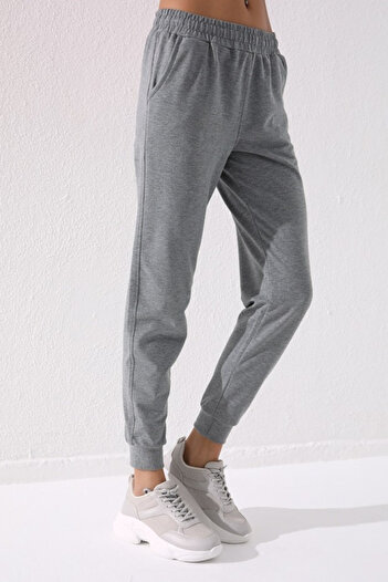 TOMMY LIFE Jogger Kadın Eşofman Alt T07by-94561_01 Gb Melanj