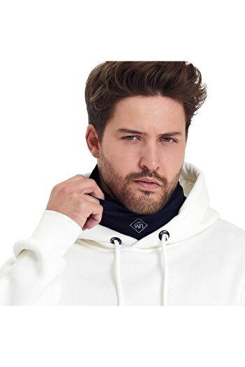 Woolnat Wn Logo Printed Merino Wool Anti-Sweat Neck Collar