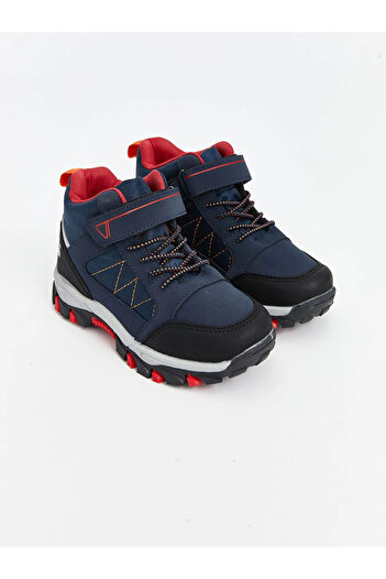 LC Waikiki Ανδρικές μπότες πεζοπορίας LCW STEPS Navy Blue με κορδόνια και Velcro