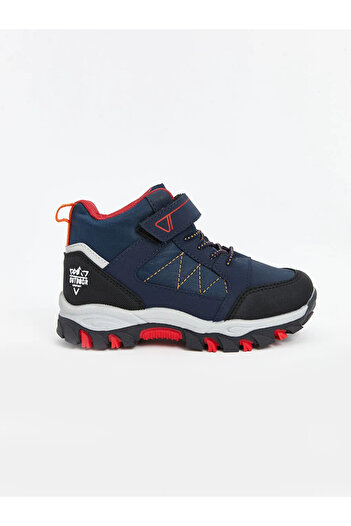 LC Waikiki Ανδρικές μπότες πεζοπορίας LCW STEPS Navy Blue με κορδόνια και Velcro