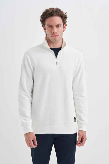 Cazador Men's Ecru Sweatshirt 3 Thread - Unrastered 5242