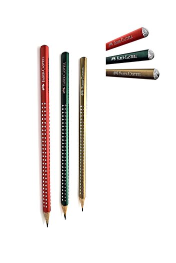 Faber Castell Diamond Sparkle Pencil Set (3 Pencils)