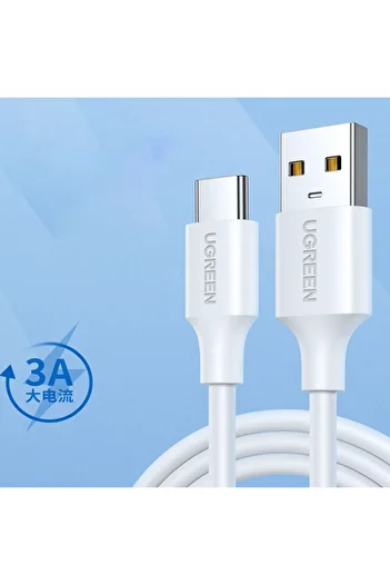 Ugreen Charging and Sync Data Cable USB to USB-C 1m - White