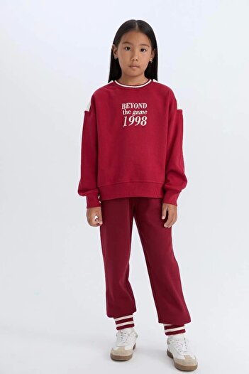 DeFacto D3204 Elastic Waist Printed Jogger Sweatpants