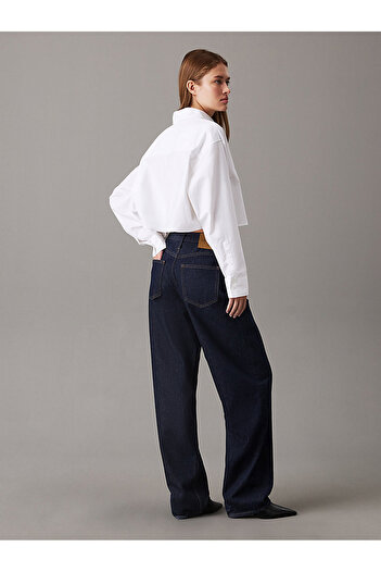 Calvin Klein Oxford Ls Cropped Shirt