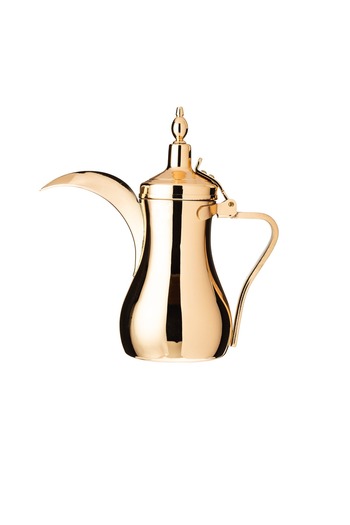 Almarhomy Stainless Steel Arabic Coffee Dallah Flask Gold