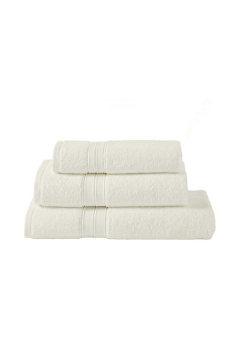 Donetella 3-Pcs Towel Set - Pcs 1 Bath Sheet, 1 Pcs Bath Towel, 1 Pcs Hand Towel 600 GSM 100% Combed Cotton
