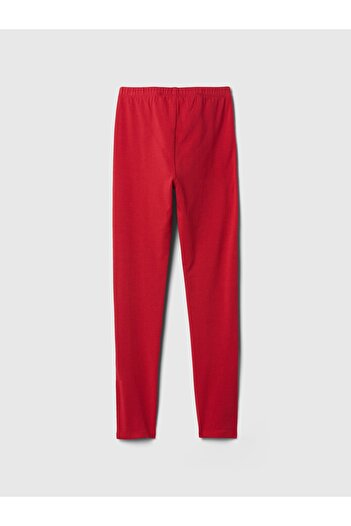 GAP Kız Çocuk Kırmızı Stretch Jersey Legging Tayt