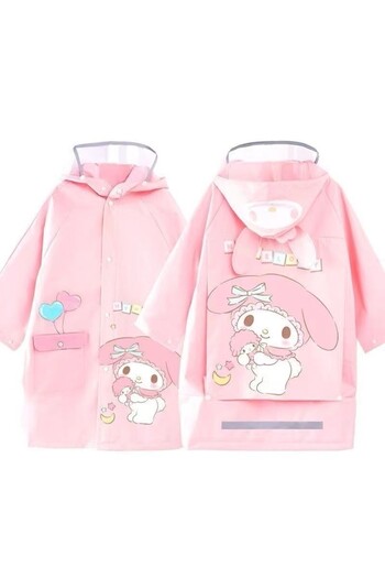 Petityu My Melody Γλυκό Ροζ Κορίτσι Μπουφάν Βροχής