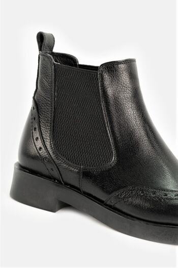 TUNAELLİ Kadın Siyah Bot & Bootie
