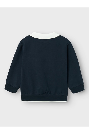 name ıt Nmmron Nreg Sweat Bru - Navy Blue Sweatshirt 13236360