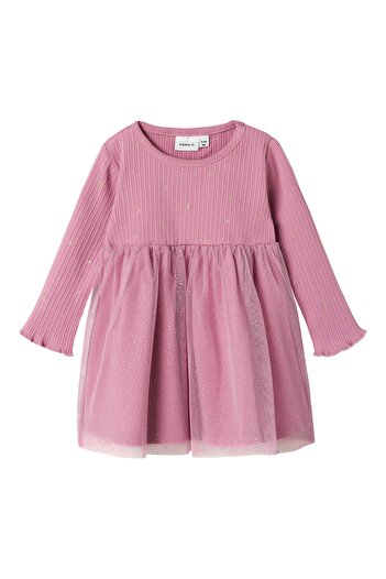 name ıt Nbfroyanna Pink Ls Dress - 13236118