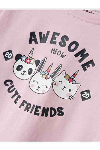 name ıt Name It Pink Women/Girls T-Shirt 13234705