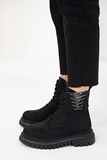 SOHO Black Suede Women's Boots & Bootie 20061