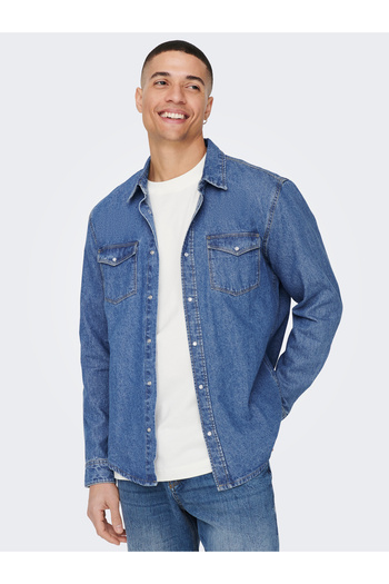 Only & Sons Jeanshemd Onsbane Jeanshemd