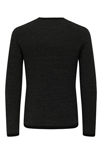 Only & Sons Onseric Reg 12 Struc Crew Knit - Noos Black C-N10 22029952