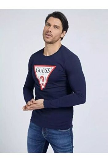 Guess Cn Ls Original Logo T-Shirt