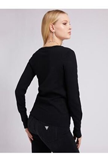 Guess Gena Vn Ls Swtr - Eco Viskose Poly Holly Yarn