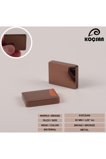 KOÇSAN Elegant Bronze 32 mm Handle Luxury Country Kitchen Furniture Cabinet Drawer Handle