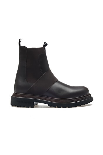 Pierre Cardin Ανδρικές μπότες casual από γνήσιο δέρμα (40-44) 24k 77814 M καφέ
