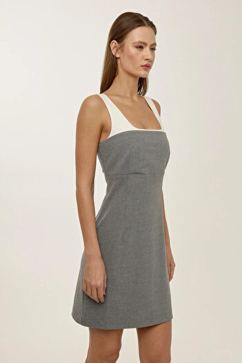 Hiccup Square Neck Mini Dress
