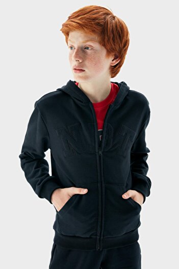 Nebbati Bg Store Boy's Black Tracksuit 23Pfwnb3406