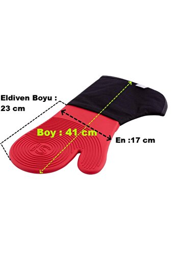 Silicolife Professional Chef Silicone Oven Mitt