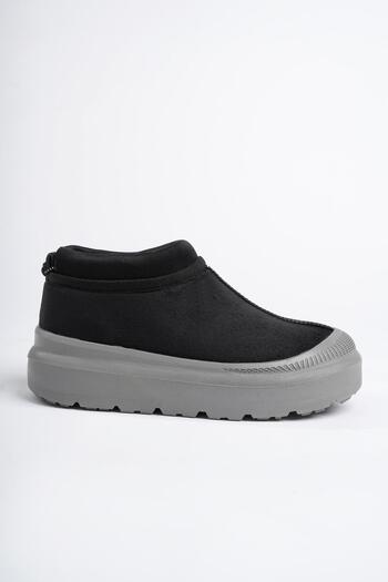MUGGO Luuq Guaranteed Women's Thick Sole Hairy Daily Mini Ankle Boots