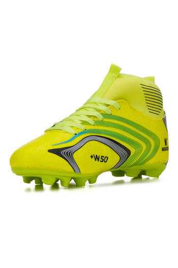 Zerenyus W50-Kr Boy's Long Ankle Football Boots with Socks