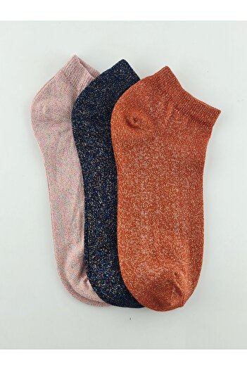 HİTRA 3 Pcs Glitter Booties Socks