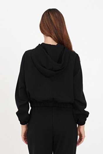 ONLY Scarlett Hooded Crop Sweat - Regular Fit Sweat 15303845